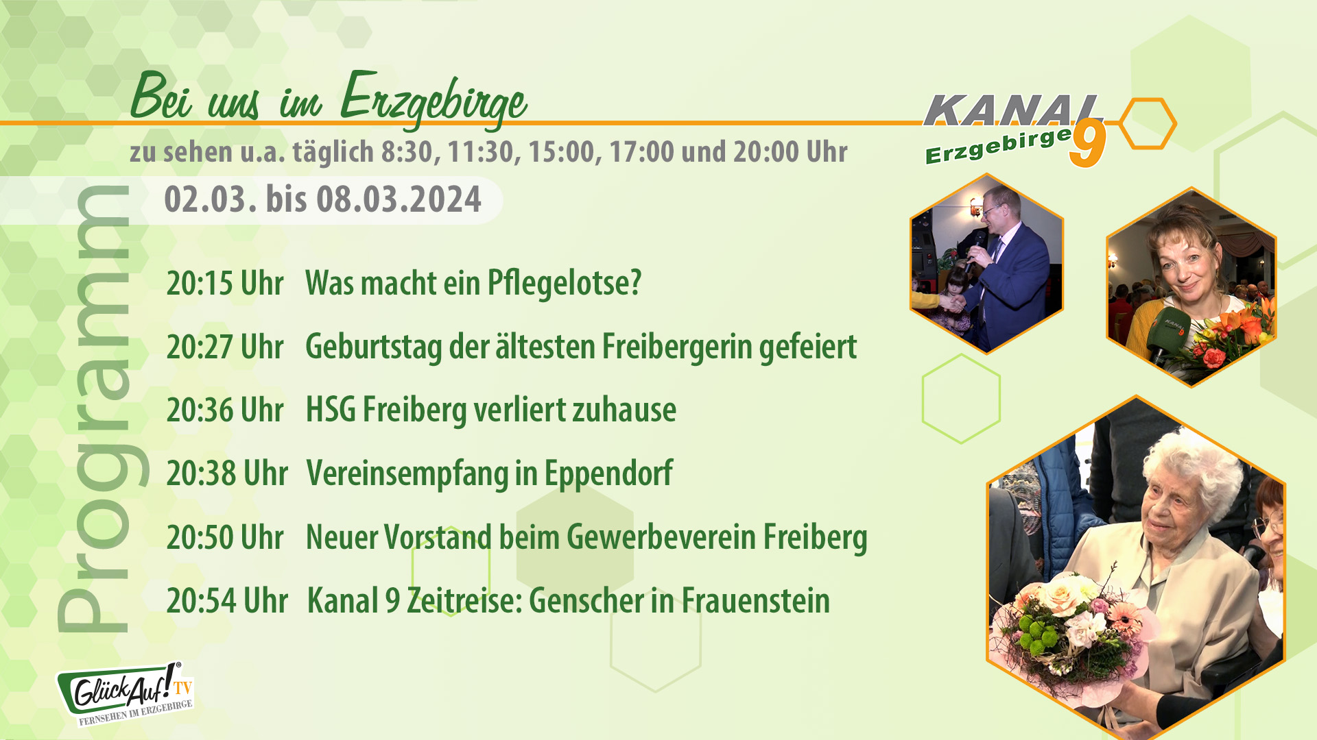 Bei uns im Erzgebirge für die Woche vom 02.03. bis 08.03.2024