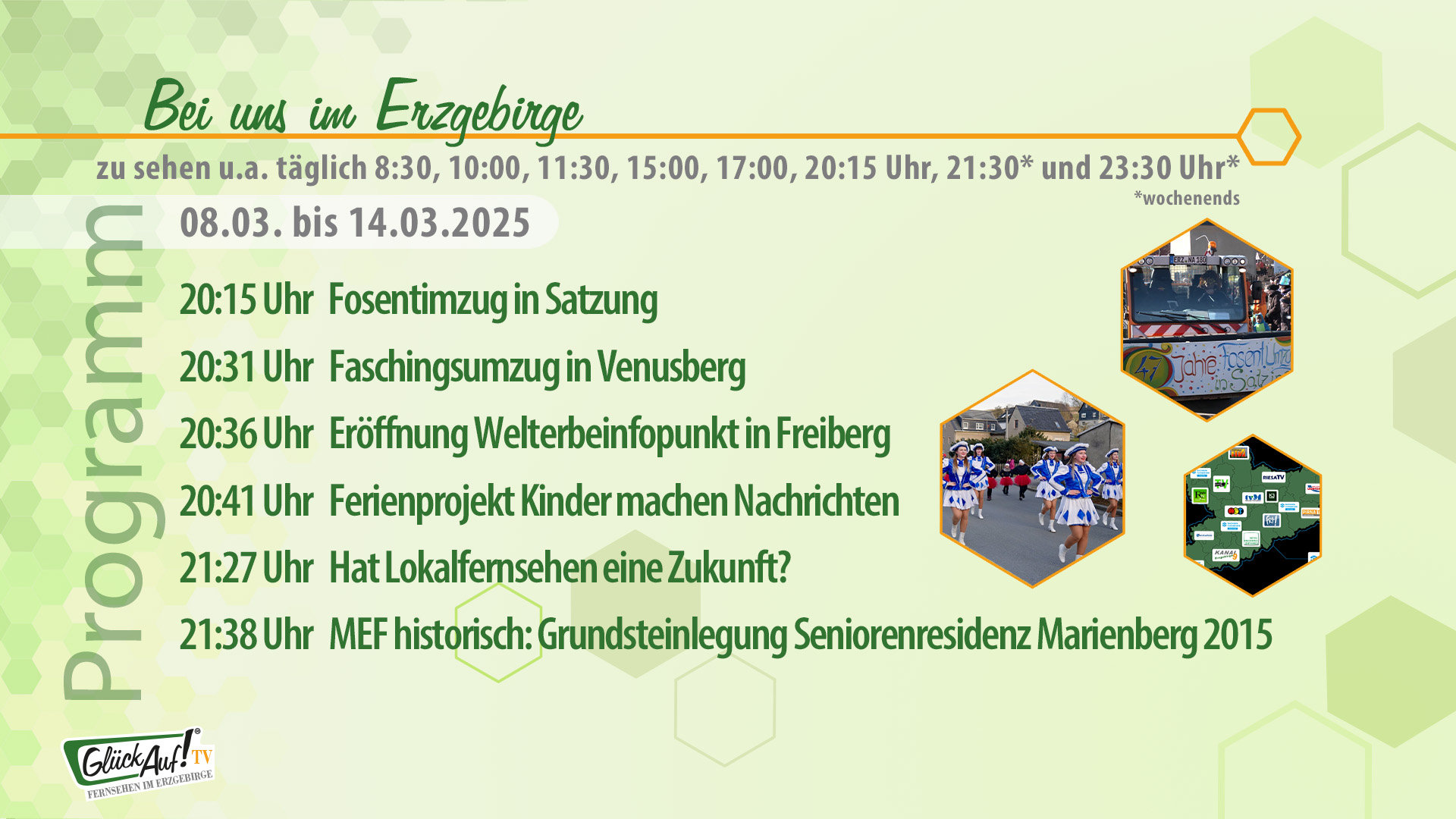 Bei uns im Erzgebirge für die Woche vom 08.03. bis 14.03.2025