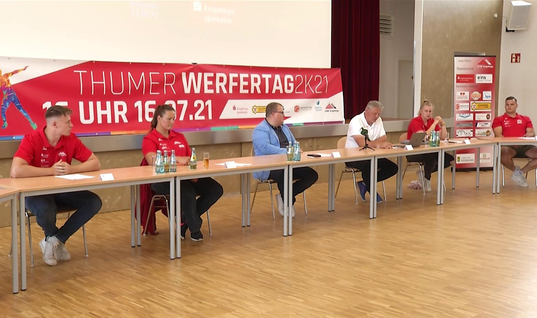 MEgional am 1. Juli 2021 mit den Vorbereitungen für den Thumer Werfertag MEgional am 1. Juli 2021 mit den Vorbereitungen für den Thumer Werfertag