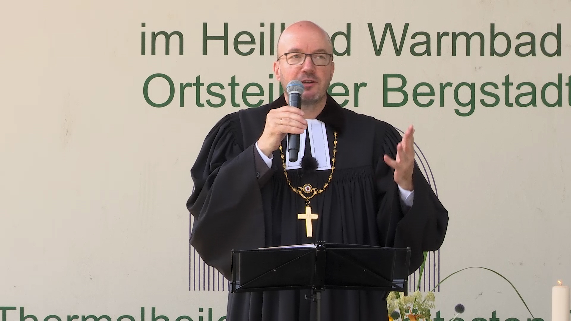 MEgional am 27. Juli 2021 mit der Sommerkirche am 25. Juli in Warmbad