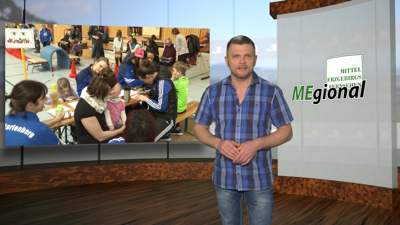 MEgional mit Bildern vom Handballspielfest des HSV1956 Marienberg