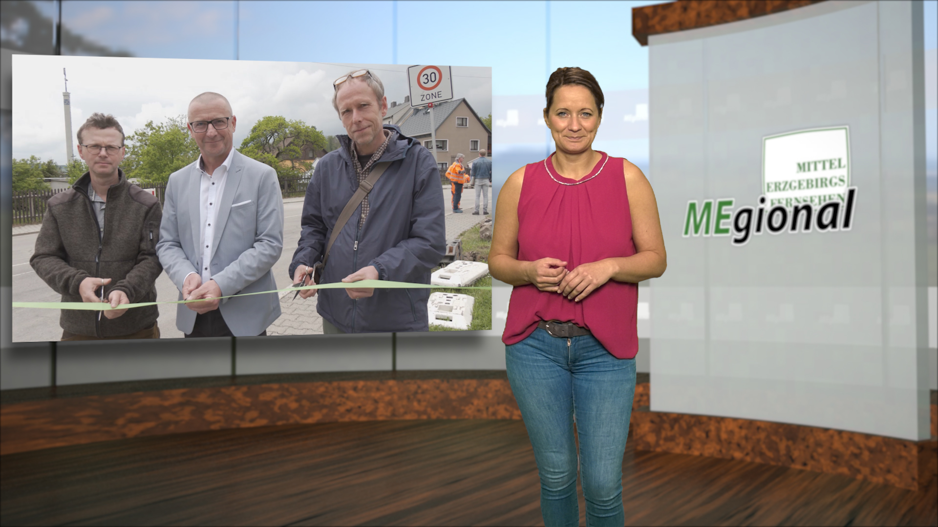 MEgional am 22. Mai 2020 mit der Verkehrsfreigabe des Schloßberges in Zöblitz