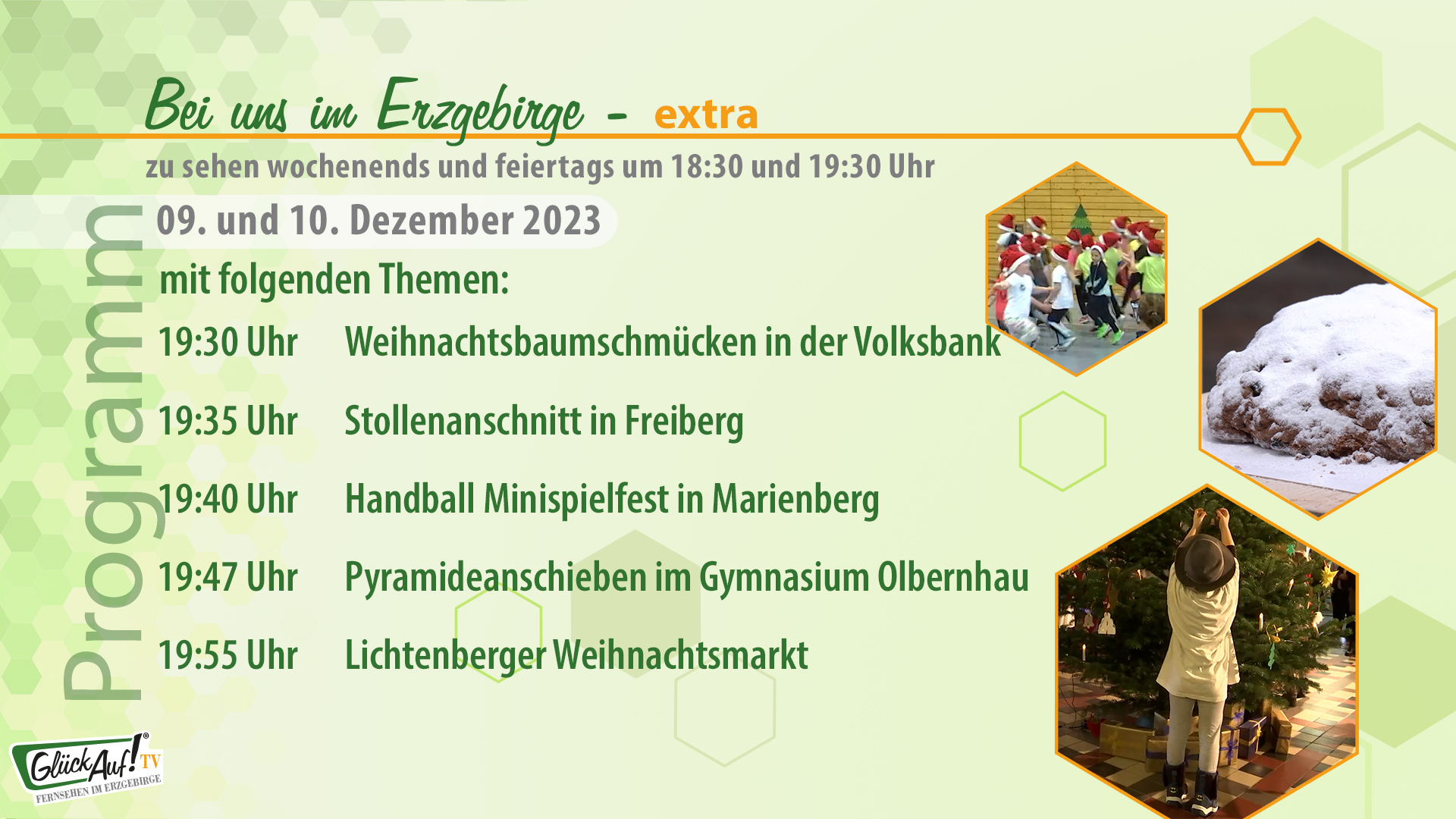 Bei uns im Erzgebirge - extra für das Wochenende der 49. Kalenderwoche 2023