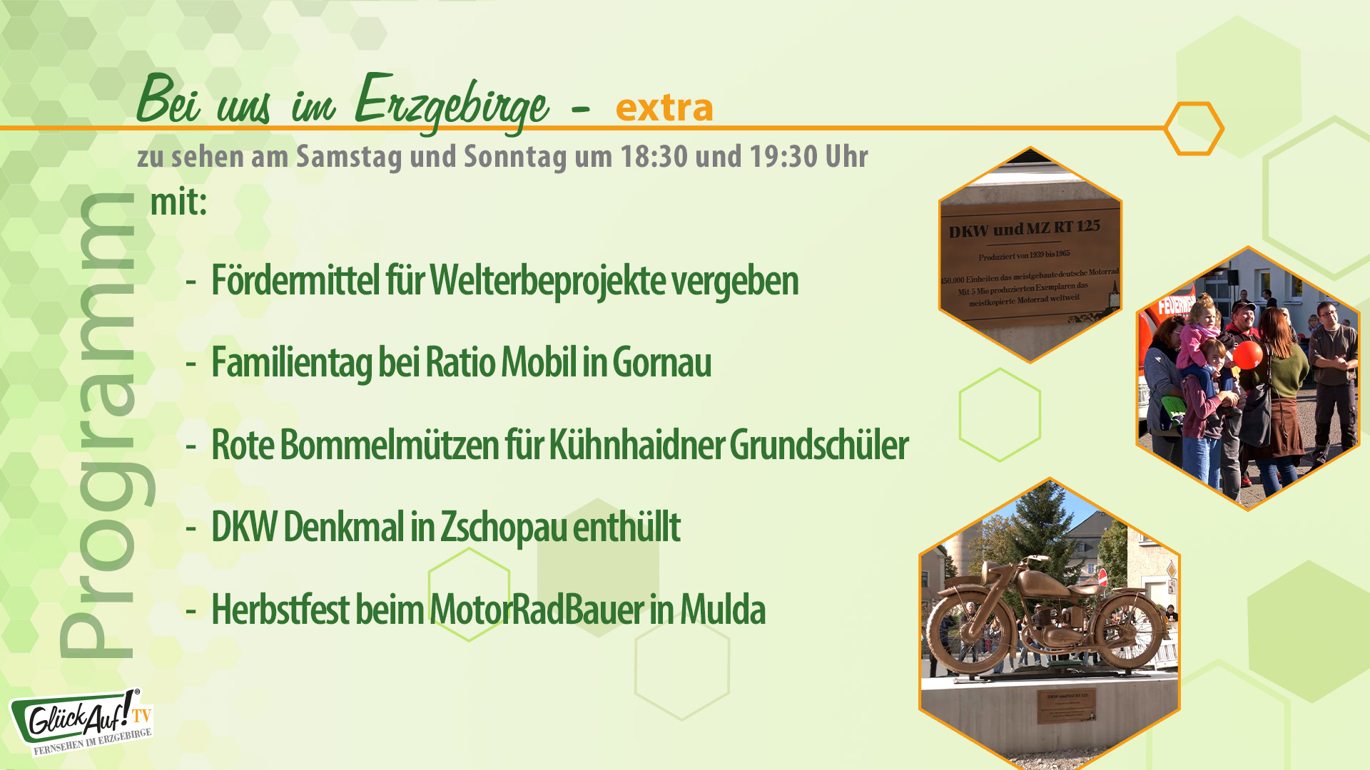 Bei uns im Erzgebirge - extra am 02.11. und 03.11.2024
