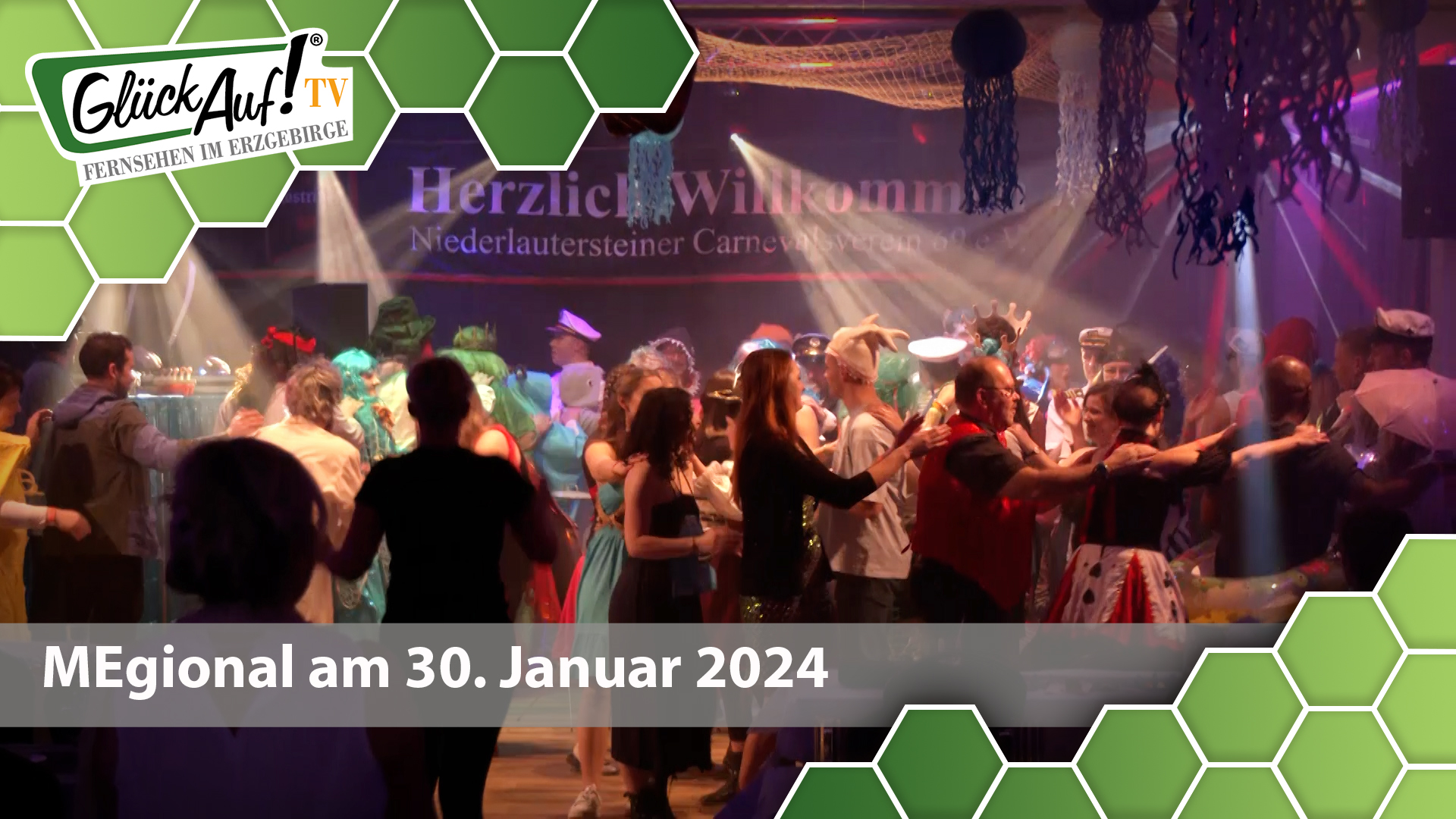 MEgional am 30. Januar 2024 mit der Faschingsveranstaltung in Niederlauterstein