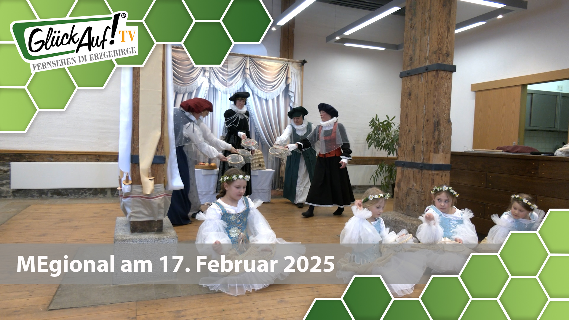 MEgional am 17. Februar 2025 vom dem Tanz für Barbara Uthmann in Marienberg