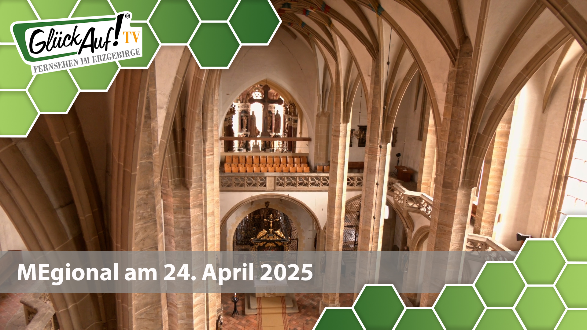 MEgional am 24. April 2025 mit dem Thema: Vorbereitungen für die eigentliche Sanierung des Freiberger Doms