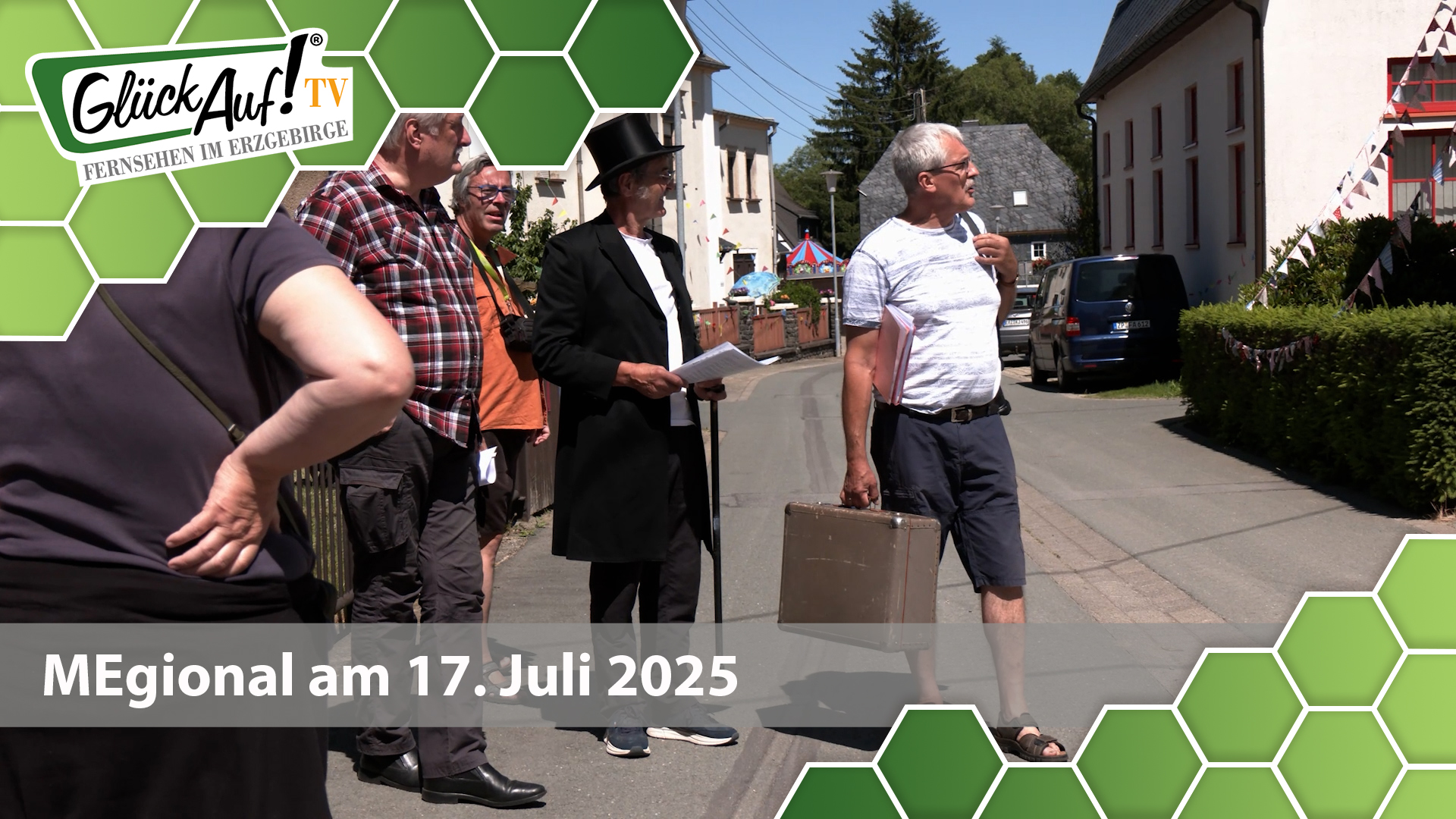 MEgional am 17. Juli 2025 mit dem Thema: Heimaustellung und gesachichtliches über Börnichen