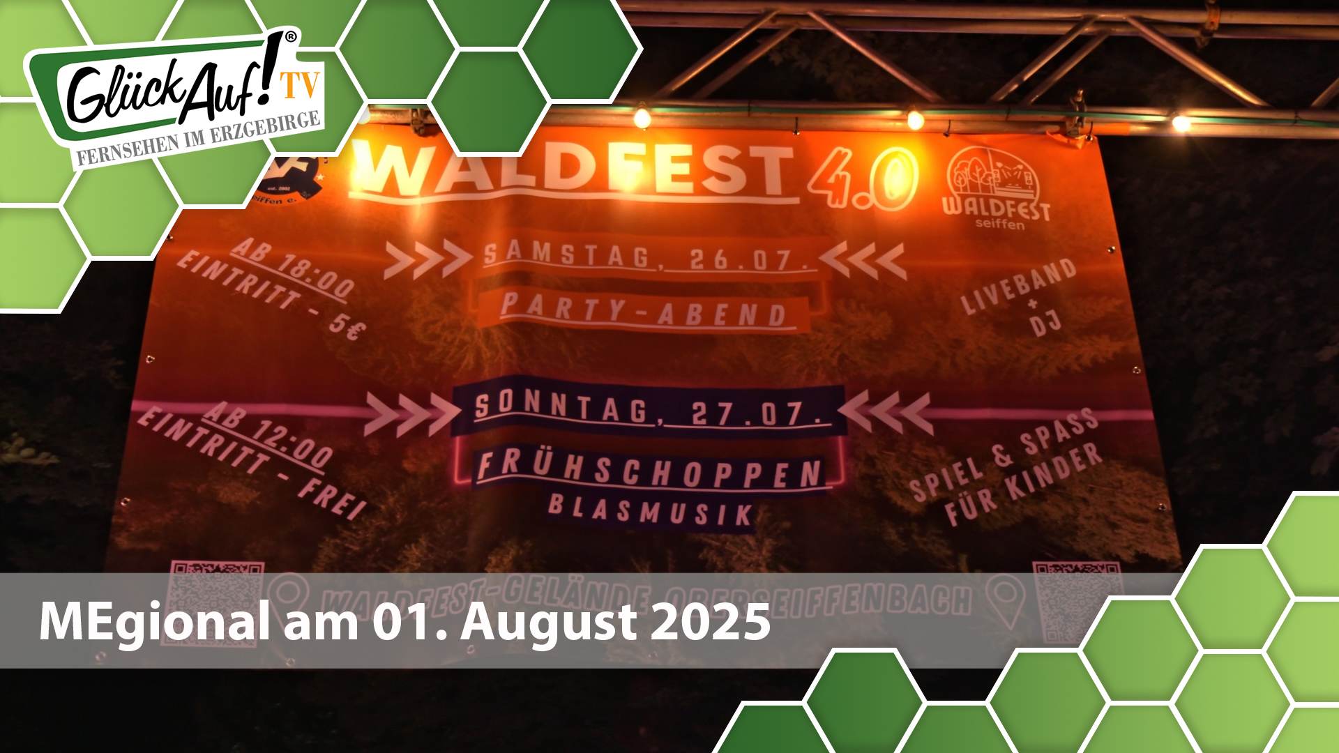 MEgional am 01. August 2025 mit dem Waldfest 4.0 in Seiffen