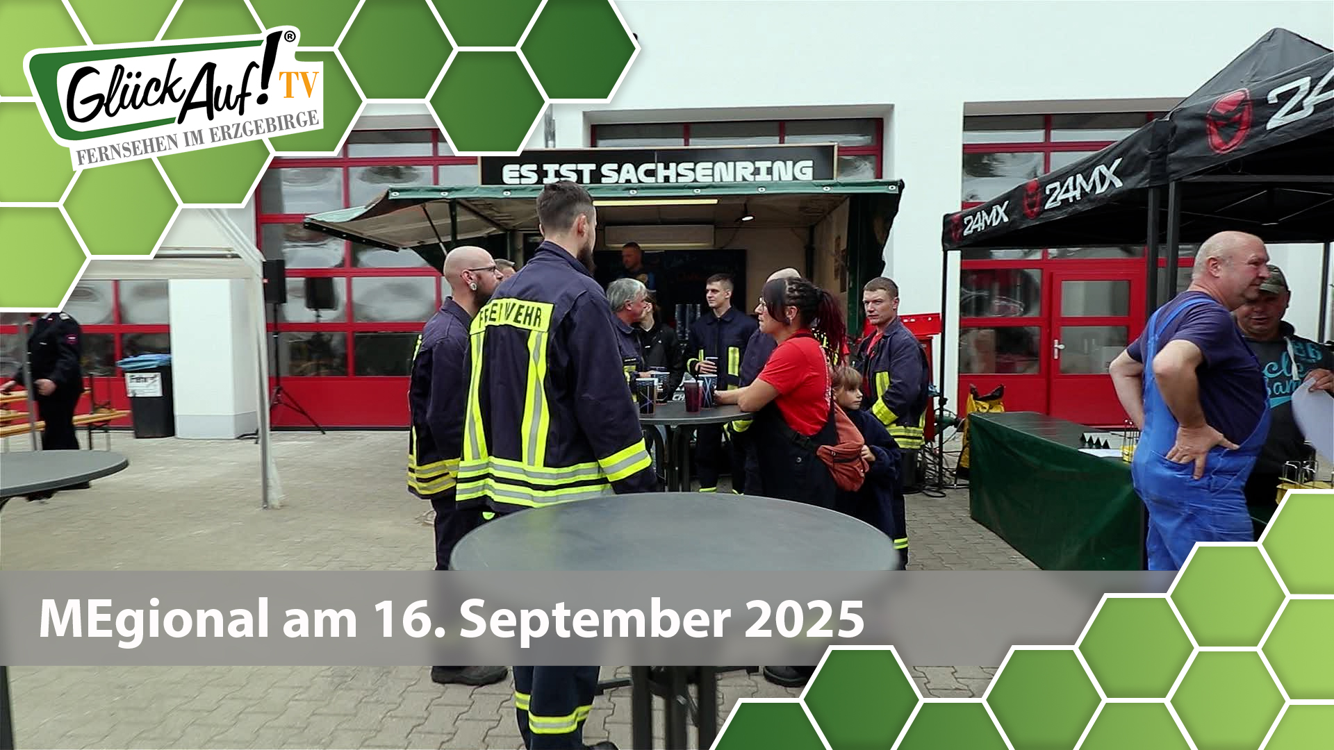 MEgional am 16. September 2025 mit 165 Jahre Freiwillige Feuerwehr Burgstädt