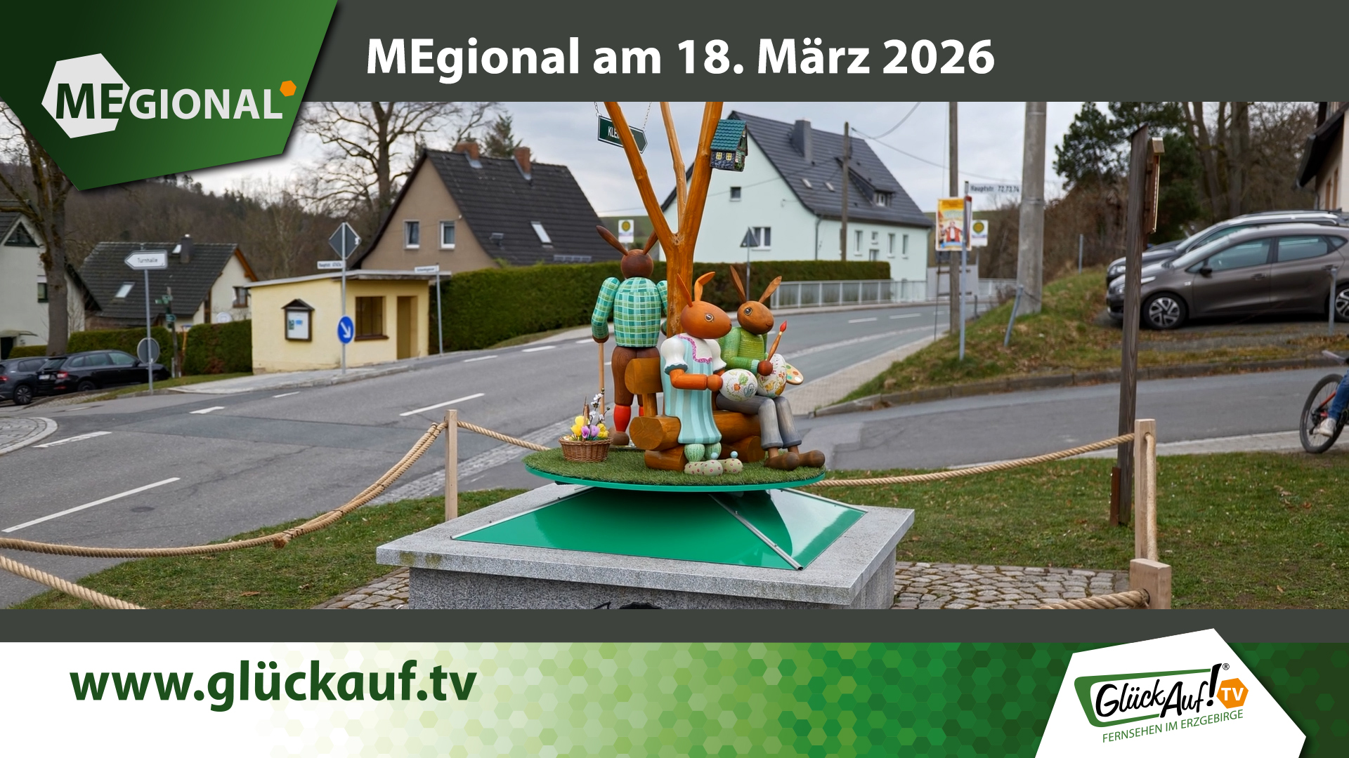 MEgional am 18. März mit dem Thema: Osterpyramide in Gornau eingeweiht