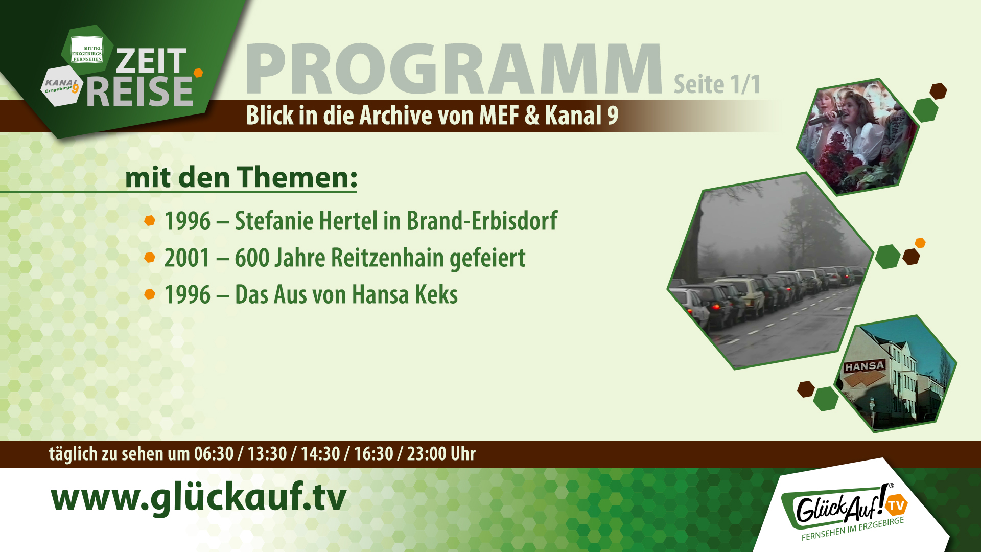 Glück Auf! TV - Zeitreise vom 28.03. bis 03.04. Glück Auf! TV - Zeitreise vom 28.03. bis 03.04.